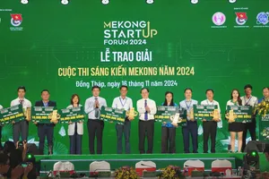 Xếp hạng và trao giải cho các dự án xuất sắc Cuộc thi Sáng kiến Mekong 2024