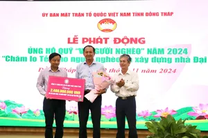 Đồng Tháp phát động Quỹ Vì người nghèo năm 2024