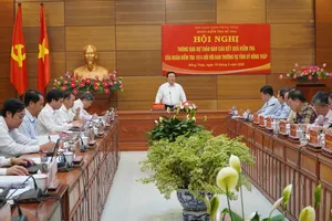 Thông qua dự thảo báo cáo kết quả kiểm tra đối với Ban Thường vụ Tỉnh ủy Đồng Tháp