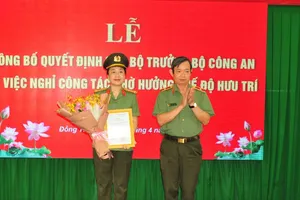 Đại tá Võ Thị Hoài Ngọc được giao quyền phụ trách Công an tỉnh Đồng Tháp