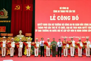 Công an TP Cần Thơ có 9 Phó Giám đốc