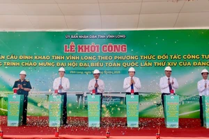 Vĩnh Long khởi công cầu Đình Khao kết nối khu vực cù lao Bình Hoa Phước với trung tâm tỉnh 