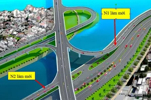 30-6, thông xe hai nhánh rẽ lên xuống cầu Nguyễn Văn Cừ