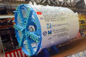 Xây metro: Hai hầm "khủng" chạy dưới hàng chục cao ốc