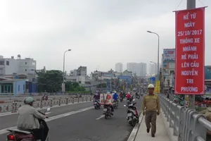 Thông xe nhánh mở rộng cầu Nguyễn Tri Phương