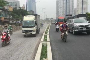 Hoàn thiện nâng cấp đường Võ Văn Kiệt đón Tết Tây