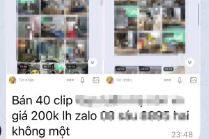 Nhộn nhạo 'chợ' clip 'nóng' trong các nhóm kín