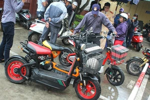 Từ 1-7, xử phạt nghiêm xe máy, mô tô điện chưa đăng ký