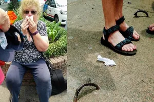 Bồi thường 1.000 USD cho vị khách Tây té 'dập mũi'