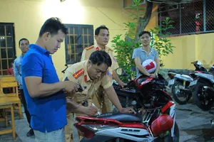 Đội CSGT Cát Lái bị mất trộm 3 xe máy vi phạm