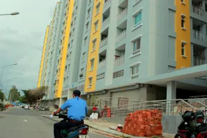 Những hạng mục đã sửa xong ở chung cư Carina