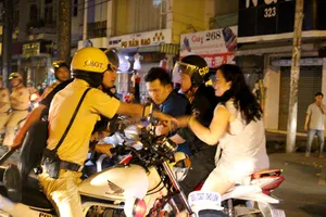 CSGT TP.HCM ứng trực 100% quân số sau trận Việt Nam - Syria