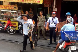 Các phường trung tâm quận 1 dẹp nạn hàng rong chặt chém