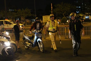 PC08 Công an TP.HCM kêu gọi dân báo tin khi thấy đua xe