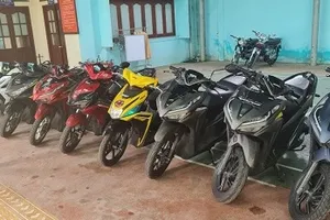 CSGT TP.HCM tạm giữ số phương tiện vi phạm. Ảnh: HK