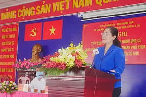  Bà Nguyễn Thị Lệ: Dù trúng cử hay không cũng làm tốt nhiệm vụ