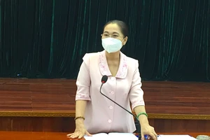 Bà Nguyễn Thị Lệ đề nghị quận 10 thu hẹp 'vùng đỏ' trên bản đồ COVID