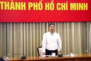 Phó Chủ tịch UBND TP.HCM Dương Anh Đức phát biểu tại buổi công bố.