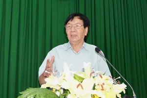 TS Nguyễn Hữu Nguyên, Hội Quy hoạch phát triển đô thị TP.HCM, phát biểu tại hội thảo. Ảnh: TIÊN NGÔ