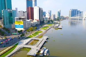 TP.HCM chỉnh trang bờ sông Sài Gòn, đưa vào sử dụng trước Tết Nguyên đán 2024