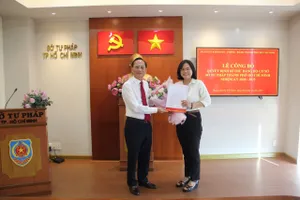 Bà Nguyễn Thị Hồng Hạnh làm Bí thư Đảng ủy Sở Tư pháp TP.HCM