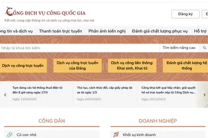 Cổng dịch vụ công TP.HCM hợp nhất với Cổng Dịch vụ công quốc gia