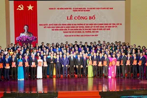 Công bố 168 Bí thư phường, xã, đặc khu tại TP.HCM mới 