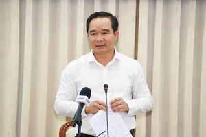 Chủ tịch TP.HCM Nguyễn Văn Được chủ trì cuộc họp tháo gỡ dự án chống ngập 10.000 tỉ đồng