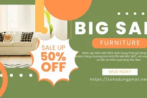 Mua sofa giảm giá, Tết đón lộc về nhà 