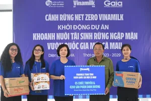 Dự án 'Cánh rừng Net Zero': Vinamilk khoanh nuôi tái sinh 25ha rừng ngập mặn Cà Mau