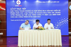 EVNSPC: Ký kết các thỏa thuận khung và Hợp đồng mua sắm MBA phân phối cho các công trình