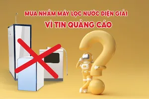Nhiều người mua nhầm máy lọc nước điện giải ion kiềm vì tin quảng cáo