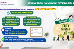 Thưởng 50 triệu đồng cho các hộ gia đình tiết kiệm điện