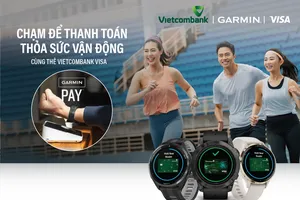 Vietcombank triển khai thanh toán một chạm Garmin Pay cho thẻ Visa
