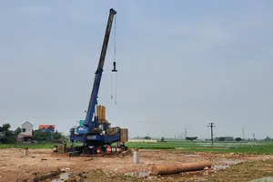 Chủ tịch EVN kiểm tra thi công Dự án đường dây 500kV mạch 3 tại Thanh Hóa và Hưng Yên