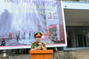 Công ty Thủy điện Đồng Nai diễn tập phòng cháy chữa cháy và cứu nạn cứu hộ