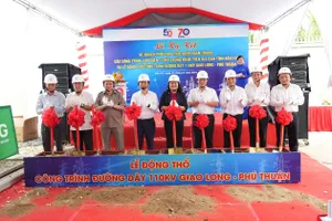 EVNSPC động thổ công trình đường dây 110kv Giao Long – Phú Thuận