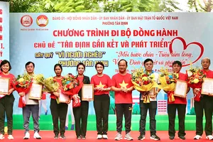 Đi bộ đồng hành gây Quỹ vì người nghèo: 'Tân Định gắn kết và phát triển'