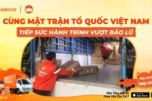 Lalamove cùng MTTQ Việt Nam vận chuyển hàng tấn nhu yếu phẩm đến vùng bão lũ