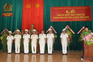 Thành lập Phòng Cảnh sát PCCC và cứu nạn, cứu hộ trên sông