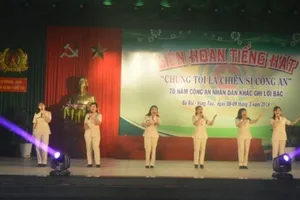 Bế mạc liên hoan 'Chúng tôi là người chiến sĩ công an'