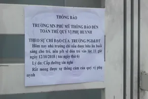 Vụ gạo mốc: Cấp dưỡng nghỉ, phụ huynh phải đón con về