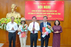 BCH Đảng bộ tỉnh Bà Rịa-Vũng Tàu có thêm hai ủy viên
