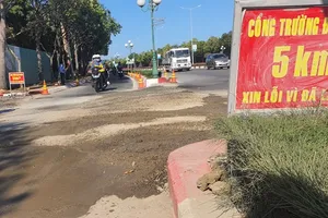 Vũng Tàu 'hiến kế' cách giảm bụi tại dự án nhà ở đang xây dựng