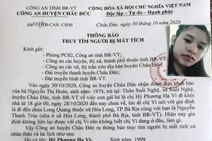 Bà Rịa- Vũng Tàu: Tìm kiếm 2 nữ sinh viên mất tích bí ẩn 