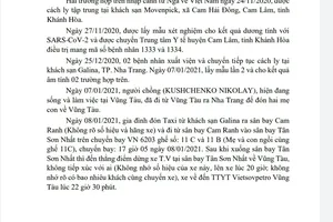 Đã cách ly F1, F2 liên quan đến 2 ca COVID-19 tại Vũng Tàu