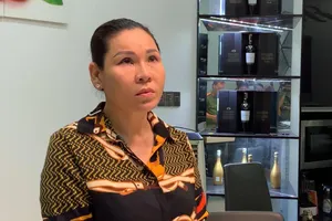 Bị can Lâm Thị Thu Trà. Ảnh:CA