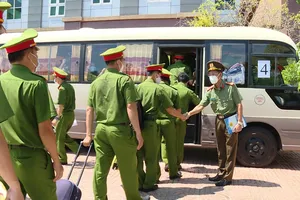 Công an Bà Rịa-Vũng Tàu tăng cường lực lượng cho 'vùng đỏ' TT Long Hải