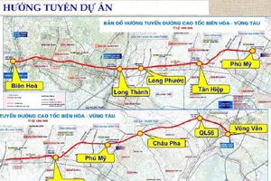 Bà Rịa-Vũng Tàu đề nghị Bộ GTVT làm đường cao tốc Biên Hòa - Vũng Tàu