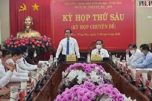 Kỳ họp THứ 6, HĐND tỉnh Bà Rịa- Vũng Tàu ngày 12-4